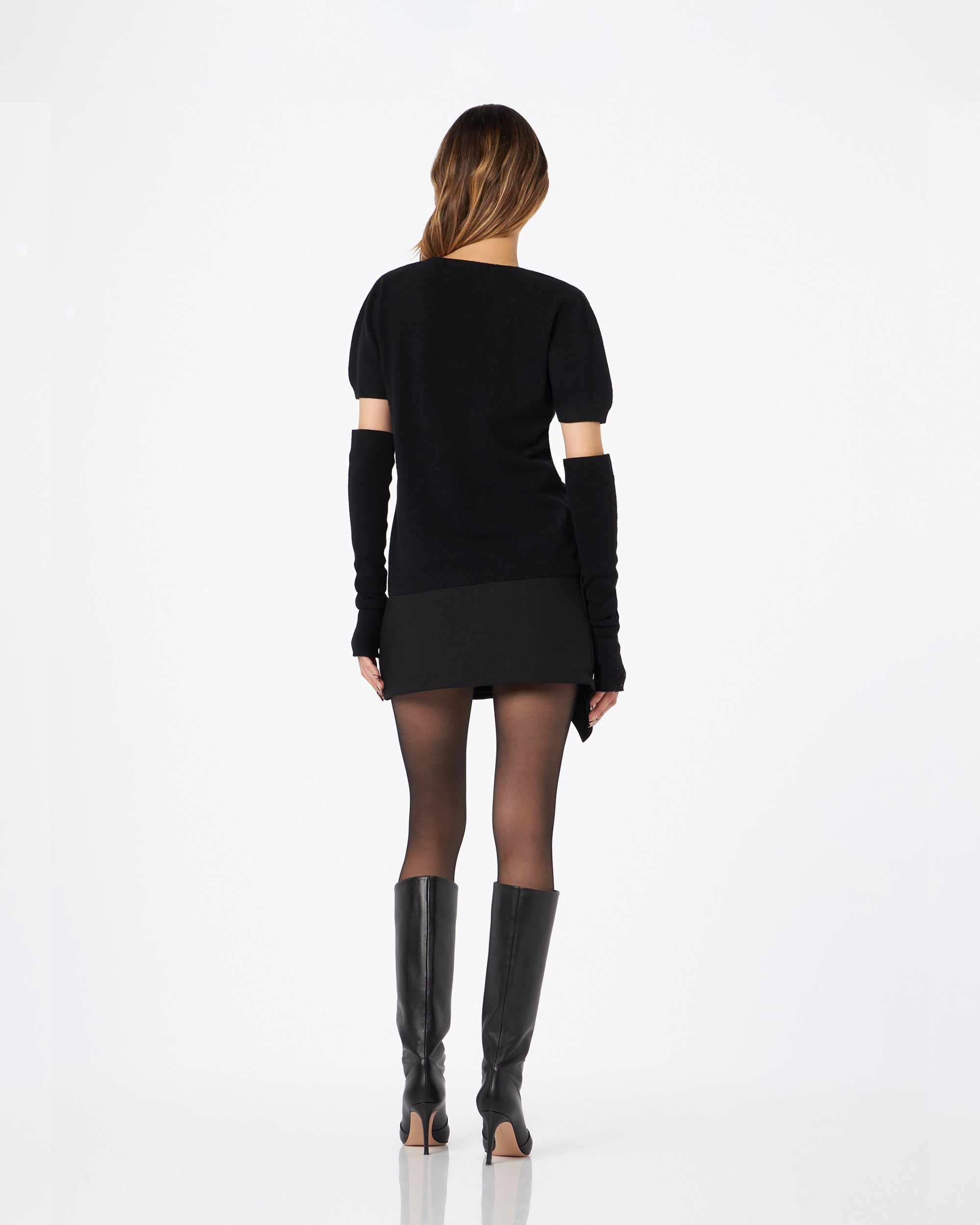 Allegra maglia Scollo a V nera