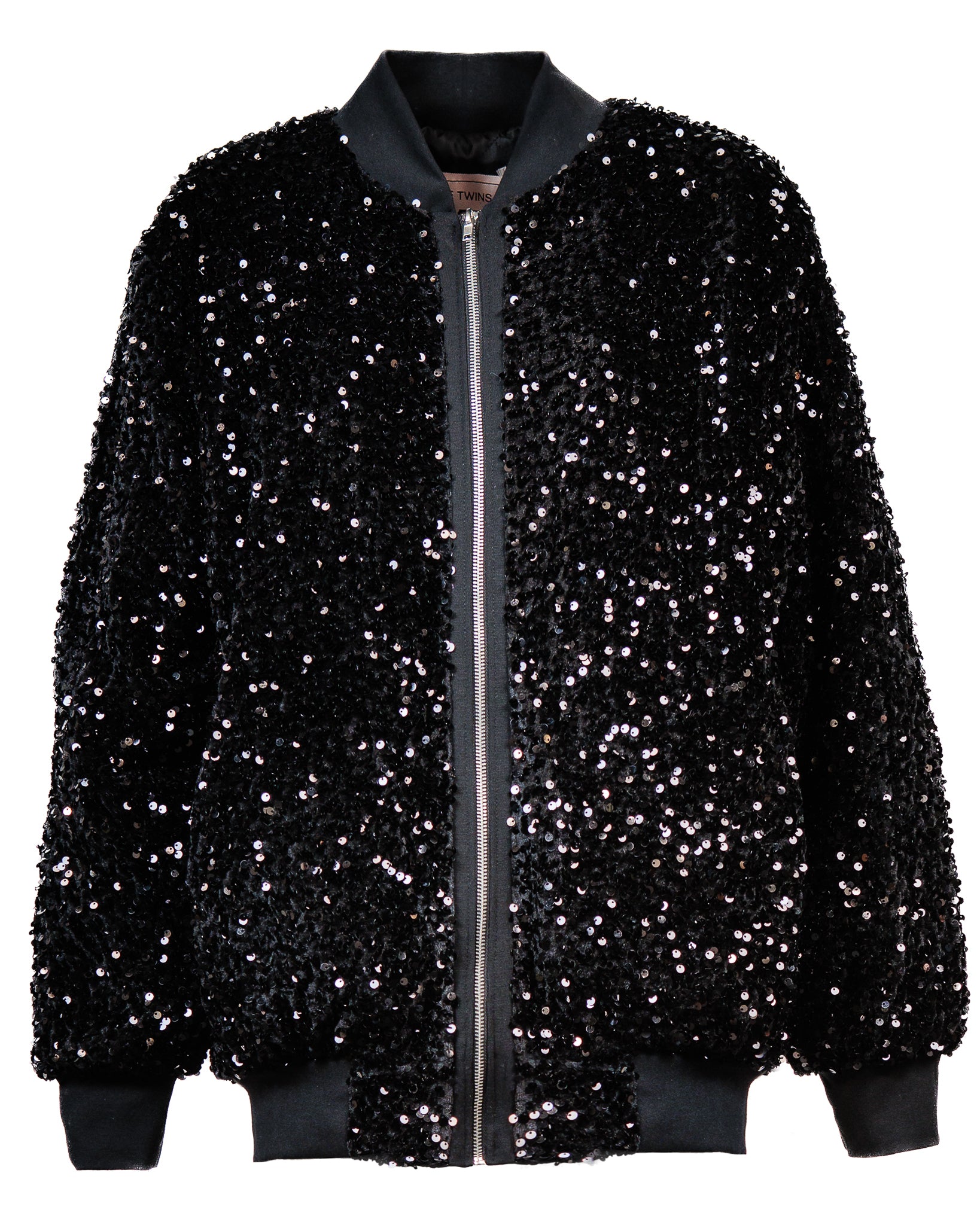 Bomber pailletes paiper nero