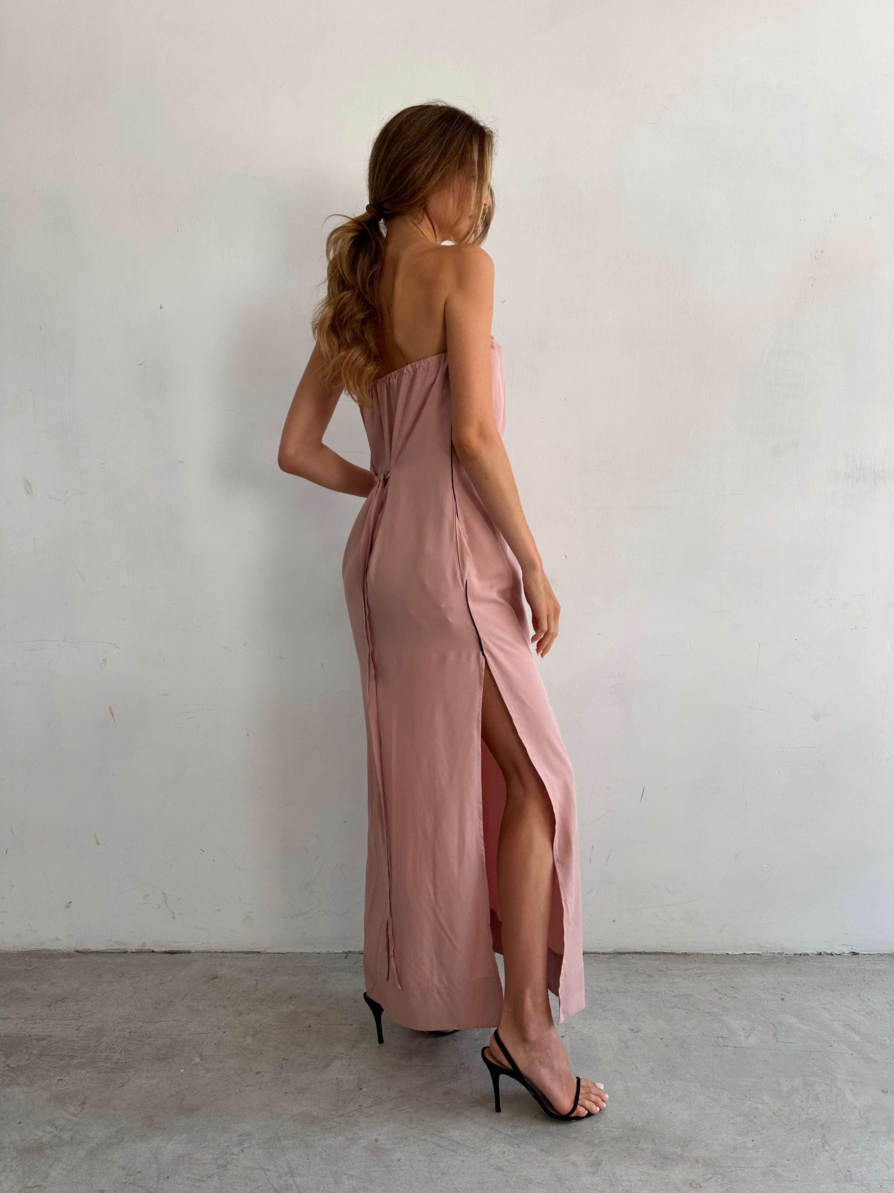 Luce Abito Rosa In Viscosa