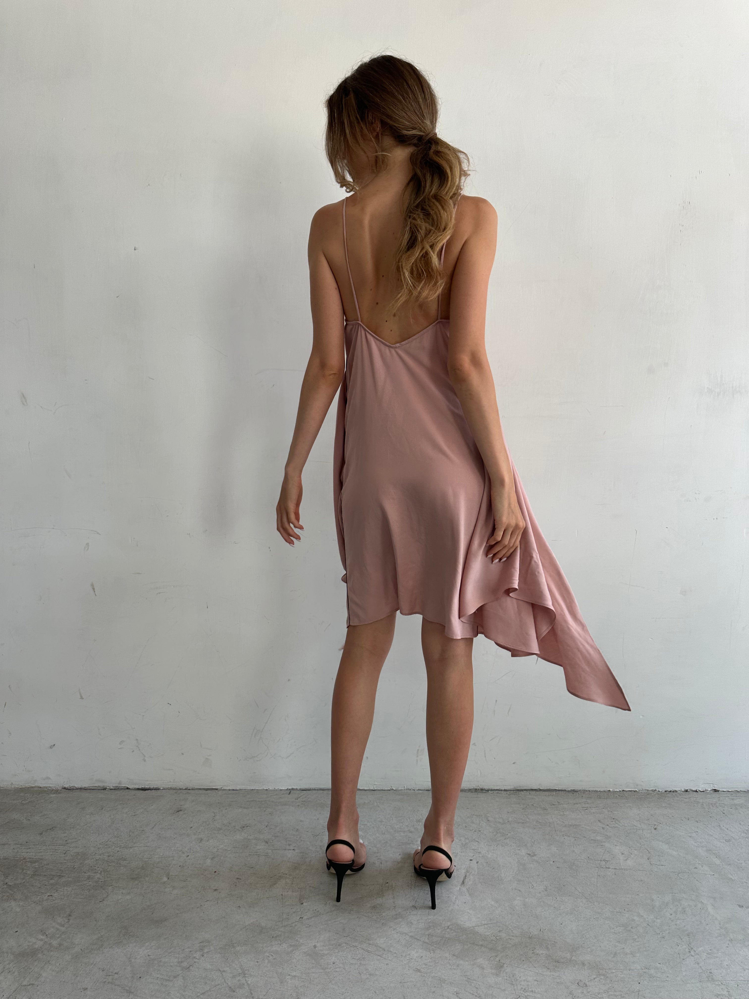 Ambra Abito Rosa In Viscosa